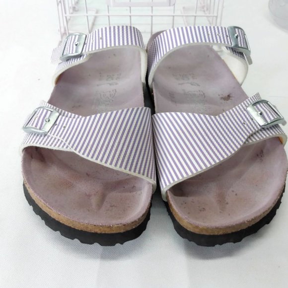 Birkenstock WM 6 - 6.5 (37) Lavendar and White - Picture 8 of 9